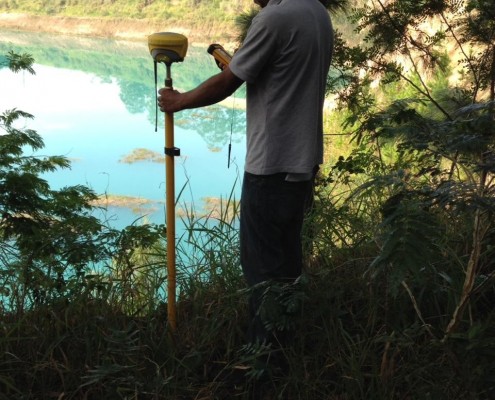 MEDIÇÃO DA LAGOA DE MINERAÇAO